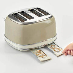Ariete Vintage Toaster 4 Slice 1630W - Beige | 0156/03