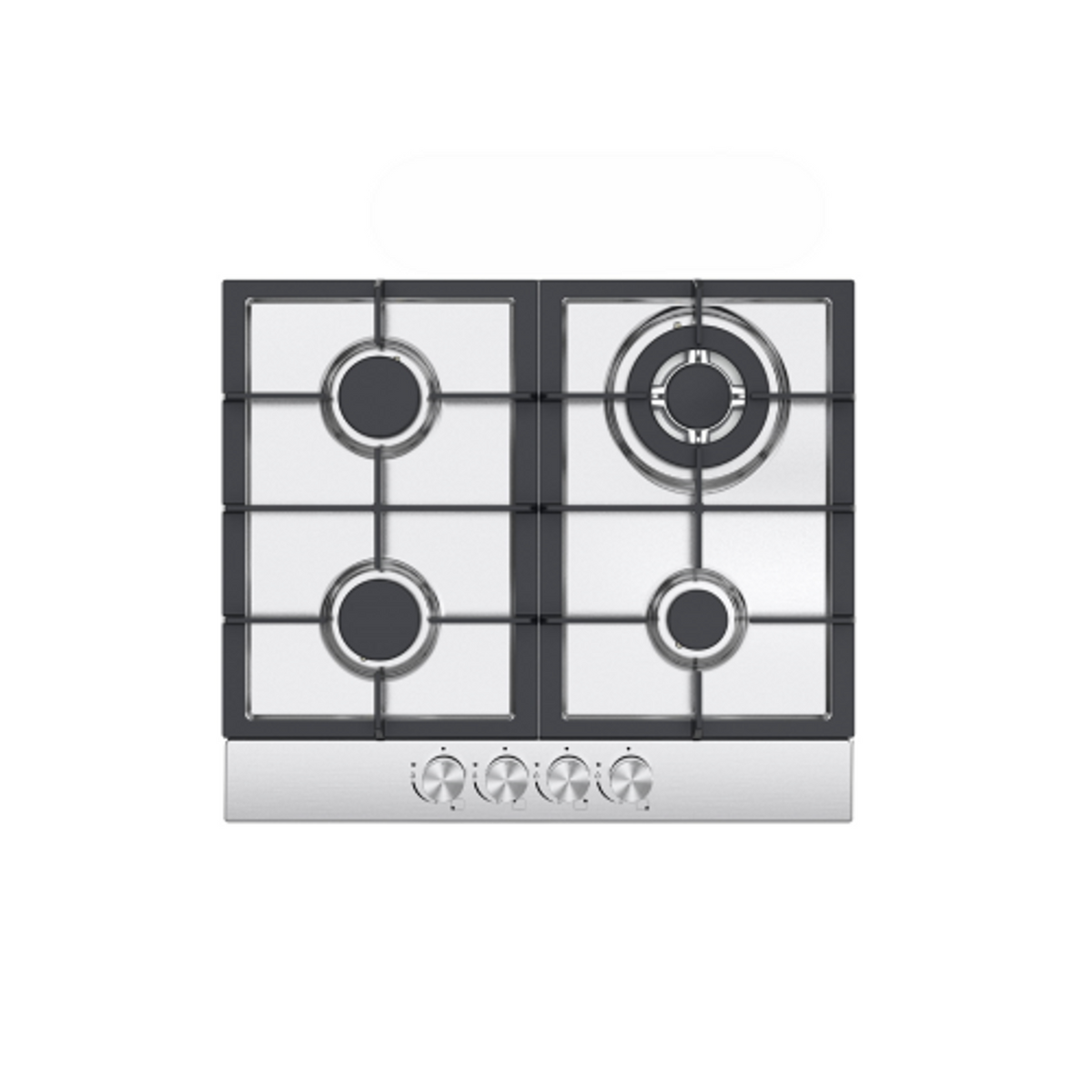 Queen Chef Built-in Gas Hob 4 Burners - Stainless Steel | QCHB60-4GS/S (A)