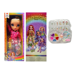 Fashion Trend Doll with Nail Art Accessories Set | TK2024