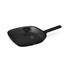 Berlinger Haus Grill Pan With Lid 28 cm – Matte Black | BH/8184