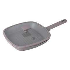 Berlinger Haus Grill Pan With Lid 28 cm - Taupe Collection | BH/8097