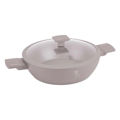 Berlinger Haus Shallow Pot With Lid 30 cm - Taupe Collection | BH/8099