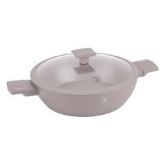 Berlinger Haus Shallow Pot With Lid 28 cm - Taupe Collection | BH/8098