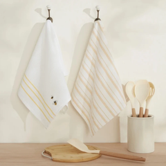 Karaca Home Bee 2-Pack Kitchen Towels | 8680214389263
