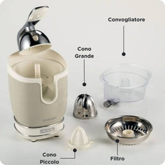 Ariete Vintage Pro Electric Citrus Juicer 85W - Beige | 0413/03