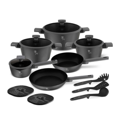 Berlinger Haus 15 pcs Cookware Set – Matte Anthracite | BH/8141
