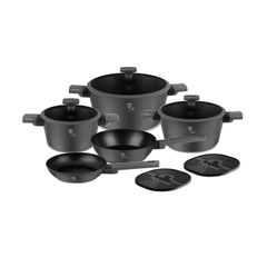 Berlinger Haus 10 pcs Cookware Set – Matte Anthracite | BH/8140