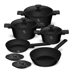 Berlinger Haus 10 pcs Cookware Set – Matte Black | BH/8197