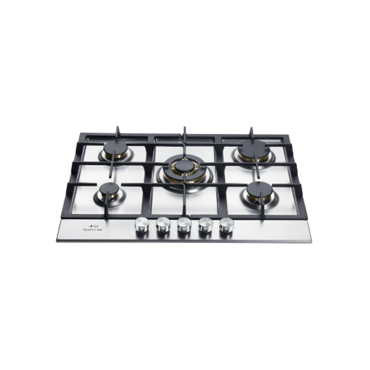 Queen Chef Built-in Gas Hob 5 Burners - Stainless Steel | QCHB70-5GS/S (A)