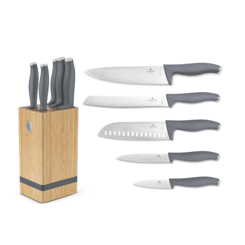 Berlinger Haus 6 pcs Knife Set with Bamboo Stand, Aspen Collection | 2969BH