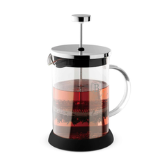 Berlinger Haus Coffee and Tea Plunger, 600ml, Black Silver Collection | 6302ABH