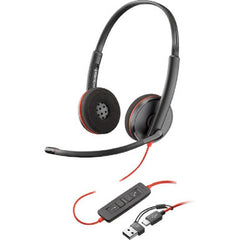 Poly Blackwire 3210 USB-C/A Headset - Black