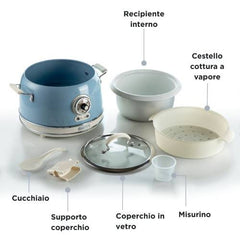 Ariete Vintage Rice Cooker & Slow Cooker - Blue | 2904/05