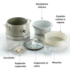 Ariete Vintage Rice Cooker & Slow Cooker - Beige | 2904/03