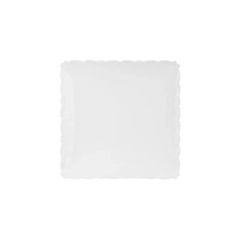 Karaca Ivy 22.6cm White Porcelain Side Plate | 153.03.07.6142