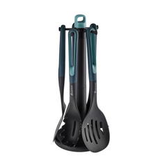 Karaca Marco Green 6-Piece Stand Serving Set | 153.03.08.4383a