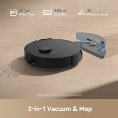 Dreame D20 Plus Robot Vacuum Cleaner English Version - Black | D20 Plus