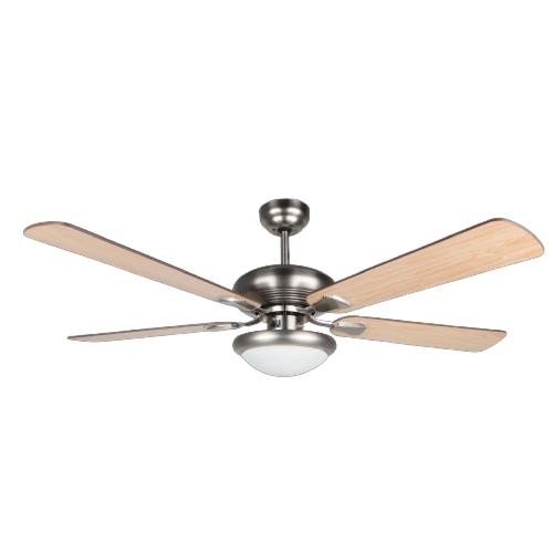 Queen Chef 52" Ceiling Fan Satin Nickel LED 6 Speeds | D52054