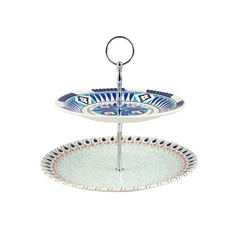 Karaca Mai Seljuk Series Tiered Cookie Stand - Elegant Serving Display | 153.03.07.9028