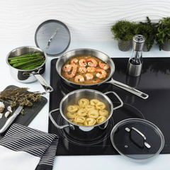 BergHOFF Helix Stainless Steel Covered Saucepan 16cm | 290601