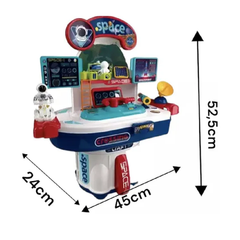 Kids Space Explorer Playset with Rocket & Control Station – Multicolor | 008-502