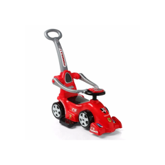 Kids Ride-On Sports Push Car with Safety Guard, Footrest & Handle – Red | 602WT