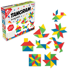Tangram in My Mind - Educational Puzzle Game (28 Pieces) with Guide Book | 03698