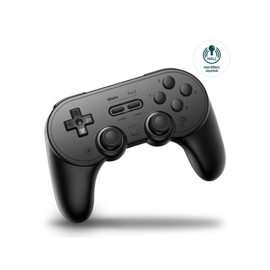 8BitDo Pro 2 Bluetooth Gaming Controller - Black | Pro 2