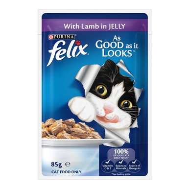 Felix Gravy Lovers Sensations with Lamb Cat Food 85g | 206513