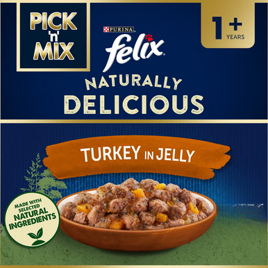 Felix Turkey and Carrots in Jelly Cat Food 85g | 206511-C