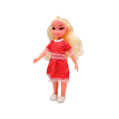 Fashion Doll with Long Hair & Red Dress | GL100439