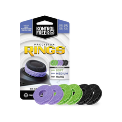 KontrolFreek Precision Rings - Aim Assist Motion Control for PS4, PS5, Xbox, Nintendo Switch Pro & Scuf Controllers (Black/Purple/Green)