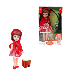 Fairy Tale Doll with Red Hood Outfit & Book | GL100644