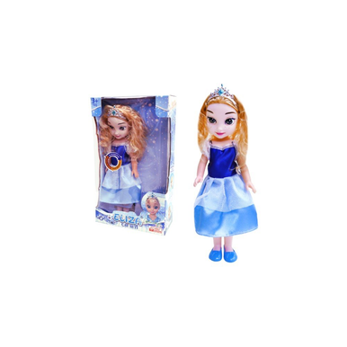 Princess Fashion Doll with Blue Dress & Tiara | GL100774