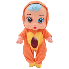 Cry Babies Style Baby Doll with Bottle - Yellow | 8838-20