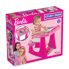 Barbie Study Desk & Chair Set for Kids - Pink Learning Desk Toy | 03049