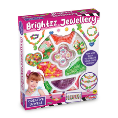 Brightzz Jewellery Beads Craft Set for Kids - Colorful DIY Jewelry Making Kit | 03175