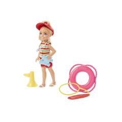 Barbie Chelsea Doll & Accessories Lifeguard Set - Chelsea Can Be Lifeguard Small Doll with Accessories | HKD94