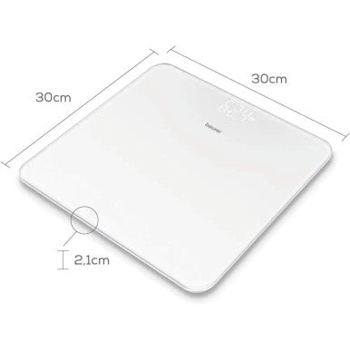 Beurer GS 225 Glass Bathroom Scale | GS 225