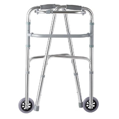 Mx Mobility Lightweight Aluminium Folding Walker With Wheels| MX79298