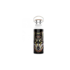 Green Lion Pattern Bottle 600ml/21oz ,wolf | GNPVFWF