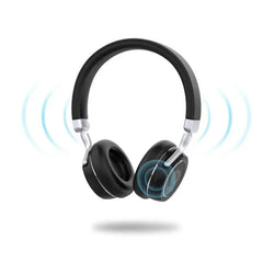 Green Lion Oslo Series Wireless On-Ear Headphones - Black | GNHDPHTX02