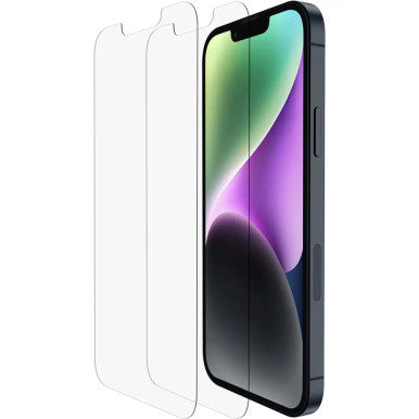 Belkin  2-Pack iPhone 14 / 13 / 13 Pro Tempered Glass Screen Protector - Transparent | OVA123ZZ