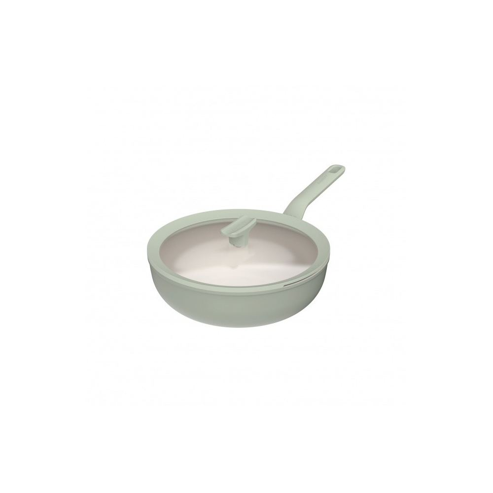 BergHOFF Balance CeraGreen Non-Stick Covered Wok 28cm - Moonmist | 290598