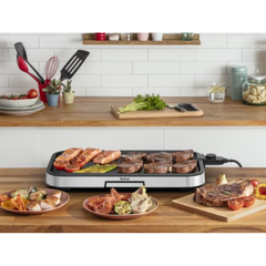 Tefal Stainless Steel Electric Plancha Grill - EU Plug | CB630D10