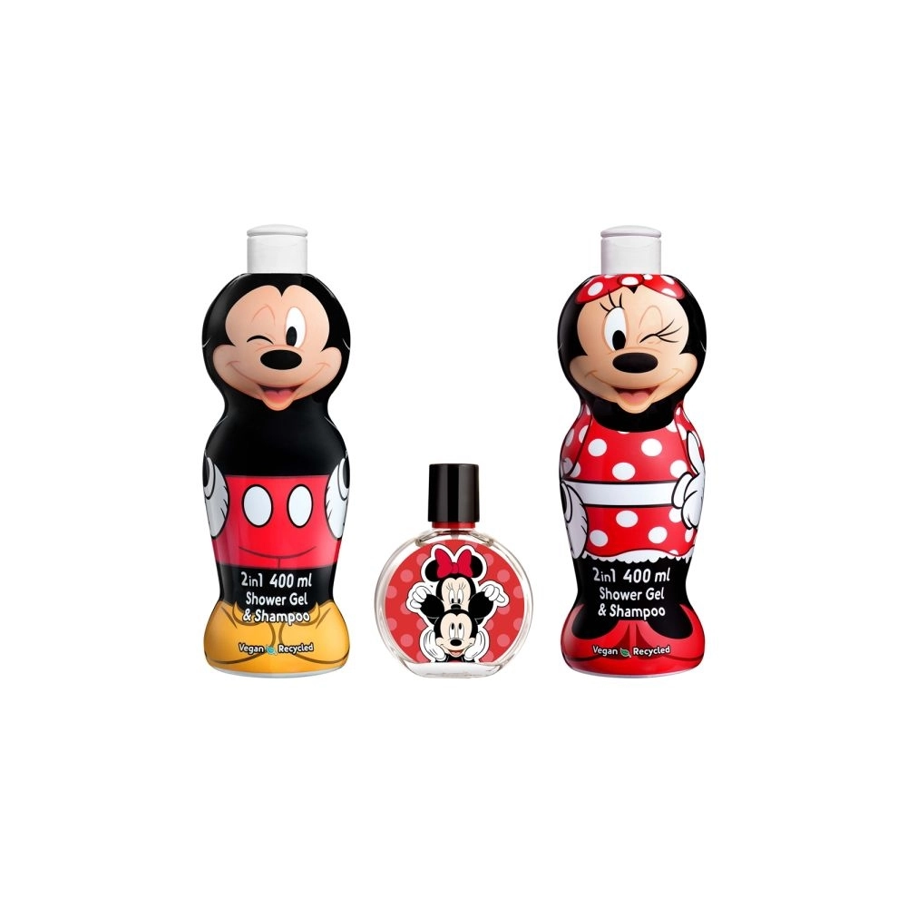 Mickey and Minnie Gift Set - Shower Gel & Shampoo 400ml + EDT 50ml | P009250