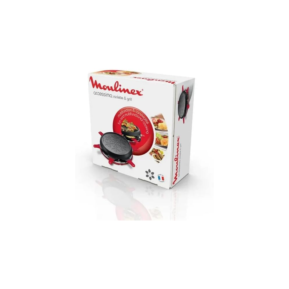 Moulinex Accessimo Raclette & Grill 850W 6 Persons Snow Edition | RE151512