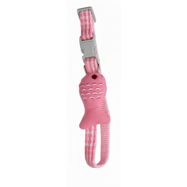 Pet Collar Shaper for Small Animals - Fish Design, 1PC - Pink