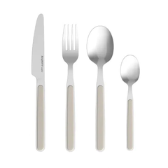BergHOFF Balance 24-Piece Stainless Steel Flatware Set - Moonbeam | 3950644