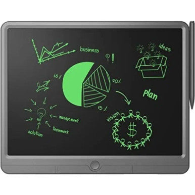 Green Lion LCD Digital Writing Pad  Universal , Gray| GNWPAD15GY